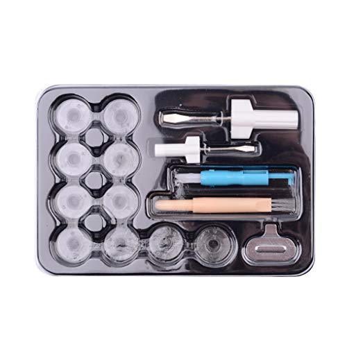 YOSIYO 15pcs Sewing Tool Set Multi Functional Threader Shuttle Cor...