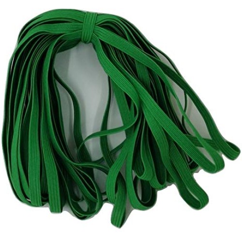 1/4 Inch 6mm Elastic Band Flat Braided Stretch Strap Cord Roll i...
