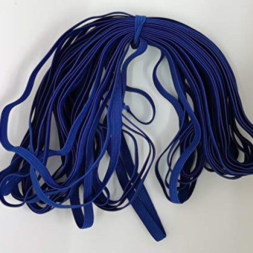 1/4 Inch 6mm Elastic Band Flat Braided Stretch Strap Cord Roll i...