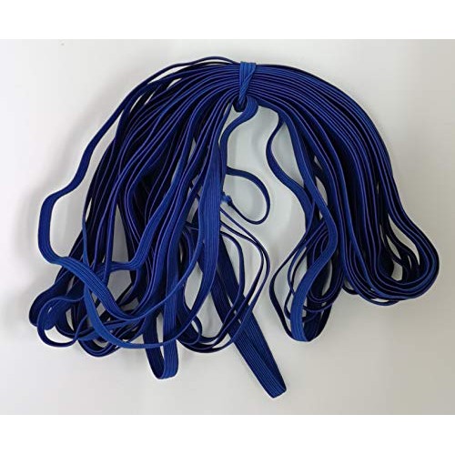 1/4 Inch 6mm Elastic Band Flat Braided Stretch Strap Cord Roll i...