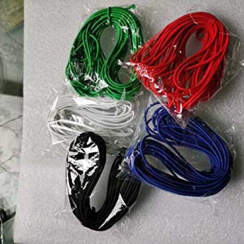 1/8 Inch 3mm Elastic Band Round Braided Stretch Strap Cord Roll ...