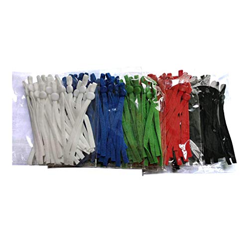 100 Pcs 1/4 Inch 6mm Sewing Elastic Band Cord with Adjustable Bu...