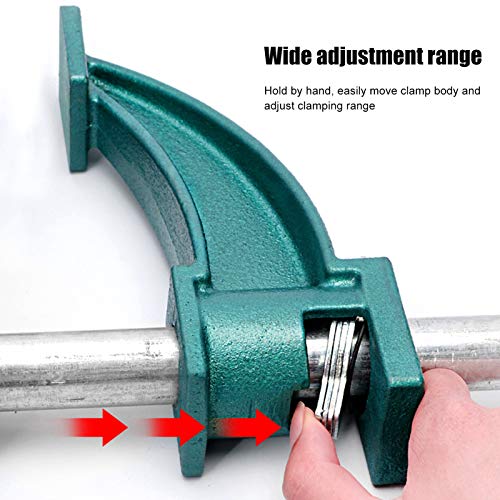 Yosoo Hand‑Operated Woodworking Pipe Clamp, Quick‑Adjust Steel Bar...