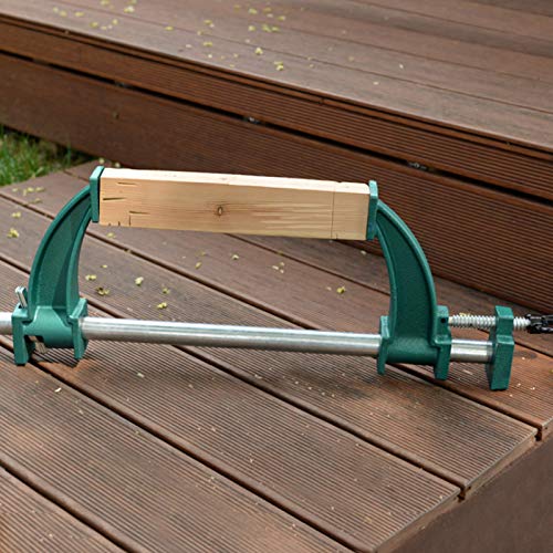 Yosoo Hand‑Operated Woodworking Pipe Clamp, Quick‑Adjust Steel Bar...