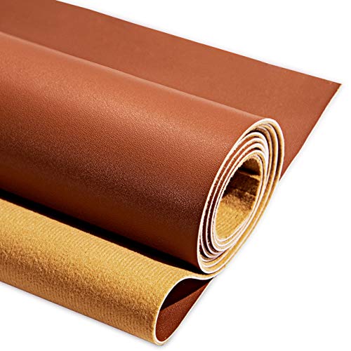 PU Fabric Leather 1 Yard 54 x 36, 1.25mm Thick Faux Synthetic Le...