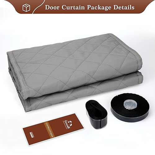 Yotache Magnetic Thermal Insulated Door Curtain Fits Door Size 36 ...