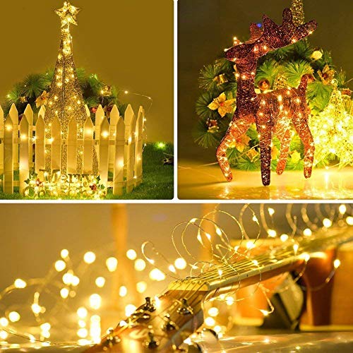 LED fairy String Lights with Remote Control - 2 Set 100 LED 33ft/1...