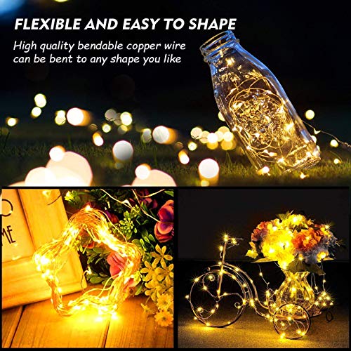 LED fairy String Lights with Remote Control - 2 Set 100 LED 33ft/1...