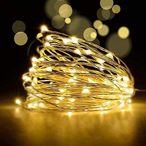 LED fairy String Lights with Remote Control - 2 Set 100 LED 33ft/1...