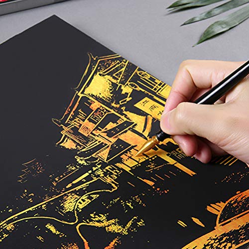YOTINO 14 Pcs Scratch Art Tools Set, Scratch Sketch Art Painting w...