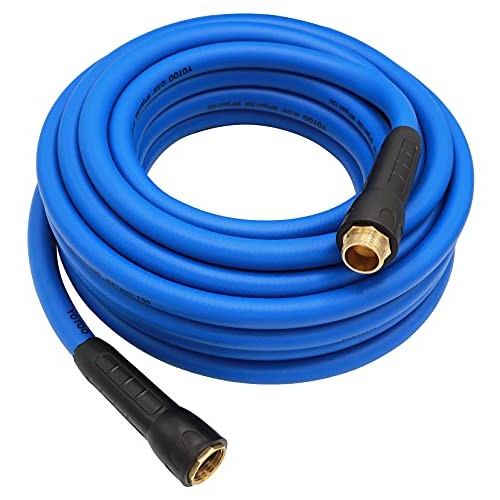 YOTOO Heavy Duty Hybrid Garden Water Hose 5/8-Inch by 50-Feet 150 ...