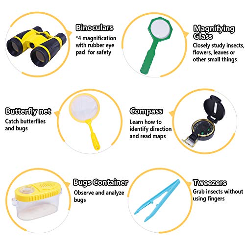 YOULEY Outdoor Explorer Kit, Nature Bug Catcher Toys Adventure Kit...