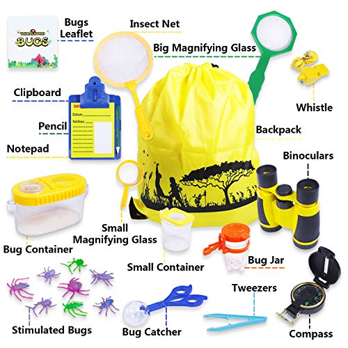 YOULEY Outdoor Explorer Kit, Nature Bug Catcher Toys Adventure Kit...