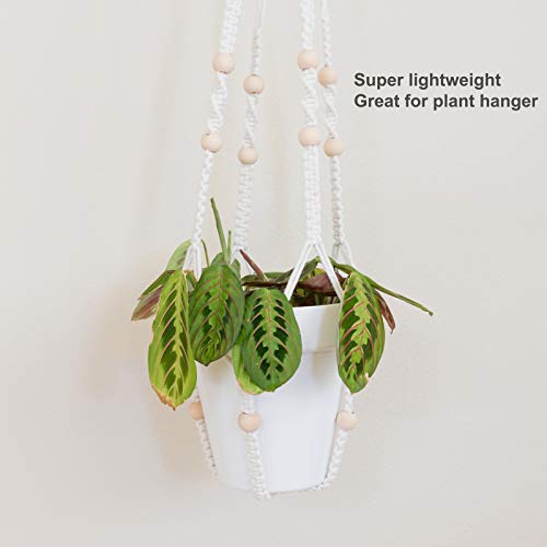 Youngever 7 Pack 6.5 Inch Plastic Planters, Indoor Flower Plant Po...