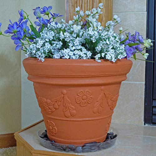 YOUniversal Products 5 Pack of 10 Inch Clear Plastic Plant Saucers...