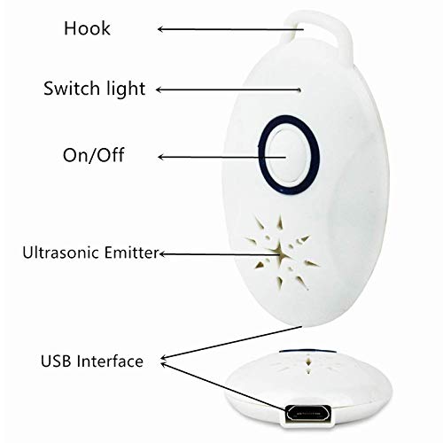 Youzpin USB Flealess Ultrasonic Flea Tick Repeller Pets Supplies
