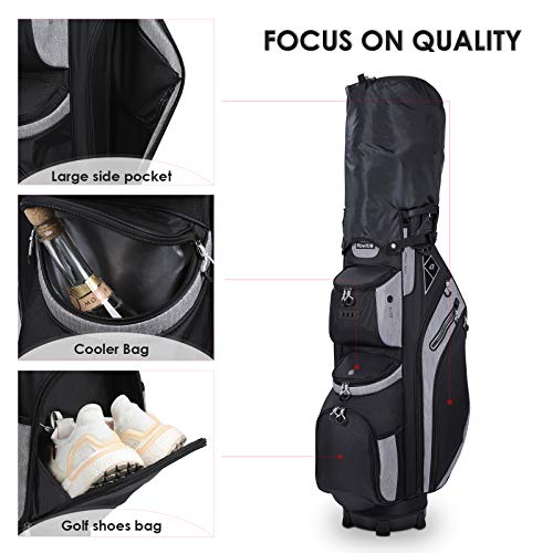 14 Way Golf Cart Bag for Push Bag Classy Design Full Length with C...