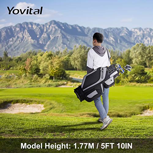 14 Way Golf Cart Bag for Push Bag Classy Design Full Length with C...