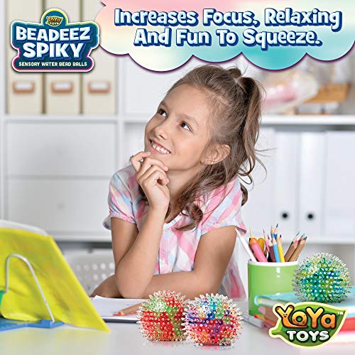 YoYa Toys Beadeez Squishy Stress Balls with DNA Spiky Textures 3-...