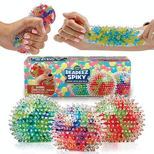 YoYa Toys Beadeez Squishy Stress Balls with DNA Spiky Textures 3-...