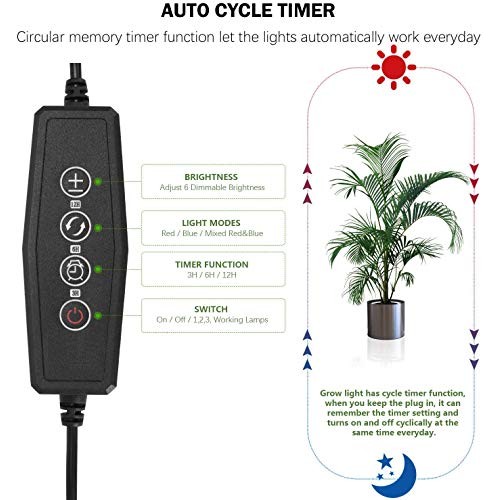 Grow Lights Plant Light for Indoor Plants Seed Starting Growing La...