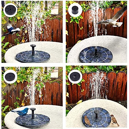 YQLOGY Solar Powered Fountain Pump,Solar Bird Bath Fountain Water ...
