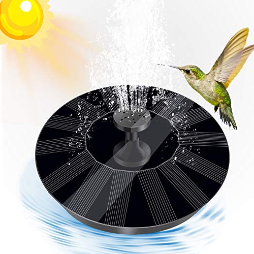 YQLOGY Solar Powered Fountain Pump,Solar Bird Bath Fountain Water ...