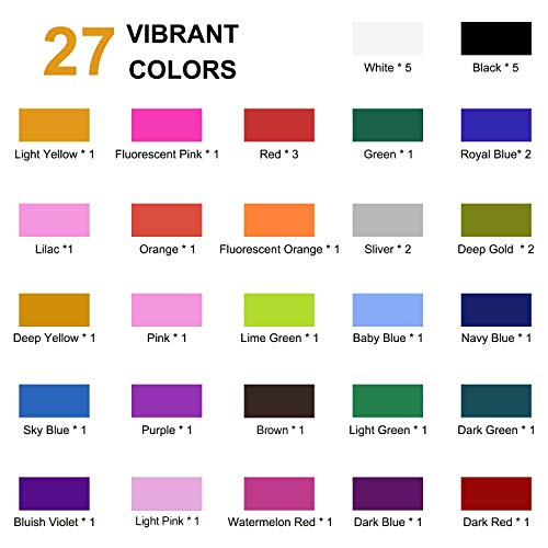 HTV Heat Transfer Vinyl Bundle : 42 Pack 12 x 10 Sheets Iron on ...