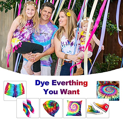 Large Tie Dye Kit for Kids and Adults - 239 Pack Permanent Tie Dye...
