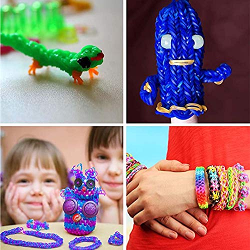Loom Bands,Rubber Bands for Bracelet Making kit- Includes 6000+ Lo...