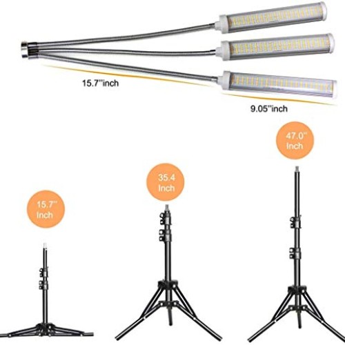 Grow Light, LED Grow Lights for Indoor Plants Full Spectrum 150W 3...