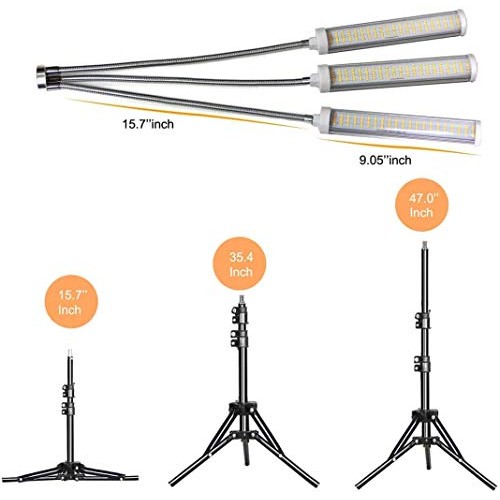 Grow Light, LED Grow Lights for Indoor Plants Full Spectrum 150W 3...