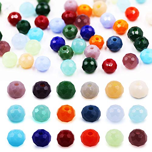 Mixed Color Wholesale Porcelain Crystal Glass Beads Strand Spacer ...