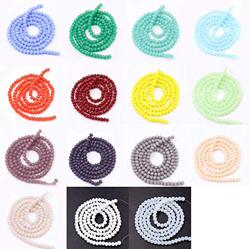 Mixed Color Wholesale Porcelain Crystal Glass Beads Strand Spacer ...