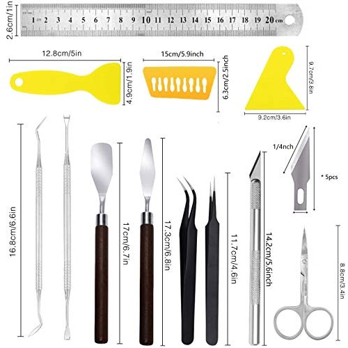 Weeding Tools for Vinyl,Yuchang Craft Vinyl Weeding Tools 20 PCS C...