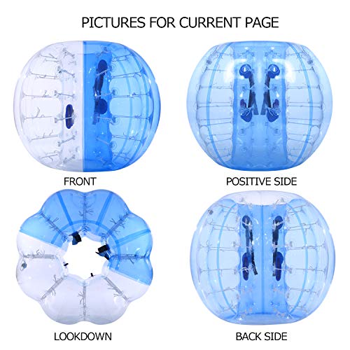 YUEBO Bumper Bubble Soccer Balls for Kids/Adults, Body Zorb Ball D...