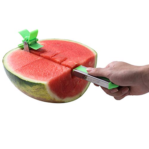 Yueshico Stainless Steel Watermelon Slicer Cutter Knife Corer Frui...