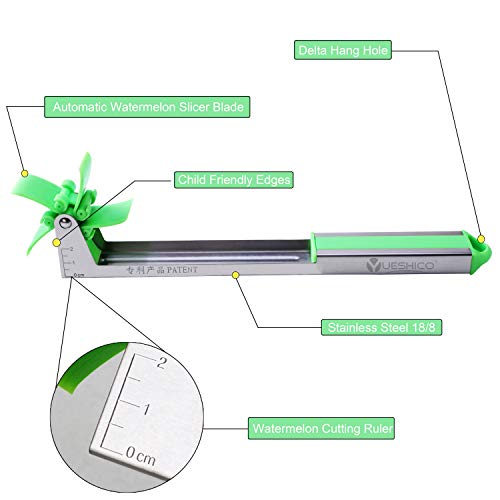 Yueshico Stainless Steel Watermelon Slicer Cutter Knife Corer Frui...