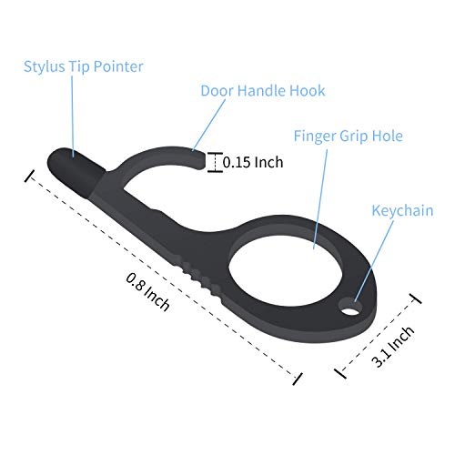 Tangis Social Distancing 10PCS Clean Key No Touch Door Opener an...