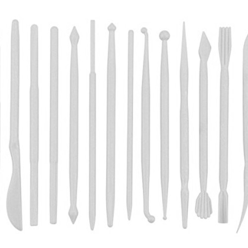 yueton 14pcs Set Plastic Crafts Clay Modeling Tool for Shaping and...