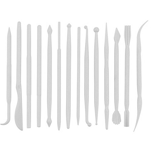 yueton 14pcs Set Plastic Crafts Clay Modeling Tool for Shaping and...