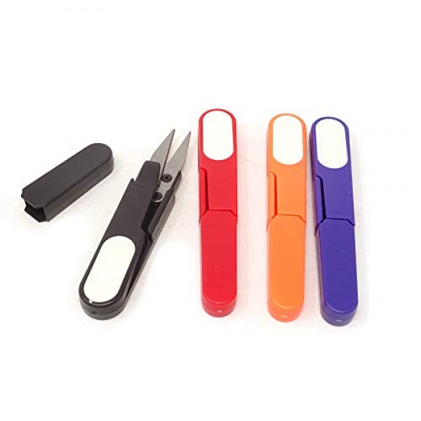 yueton 4pcs Colorful Portable Scissors Cutter Outdoor Cutting Tool...
