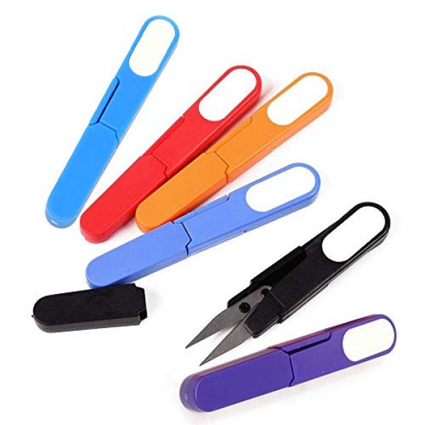 yueton 4pcs Colorful Portable Scissors Cutter Outdoor Cutting Tool...