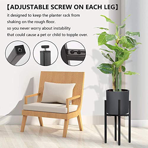 2 Pack Metal Plant Stand Indoor with Adjustable Width Fits 8 to 12...