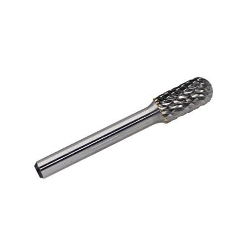 YUFUTOL SC-3 Tungsten Carbide Burr Cylinder Ball Nosed Shape Doubl...