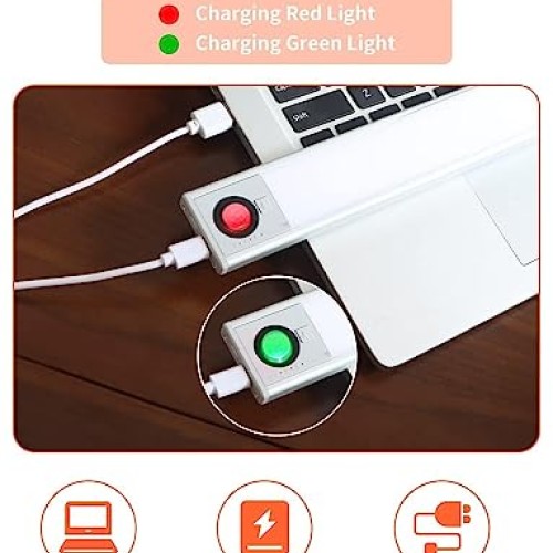 72 Led Under Cabinet Lights,11.8inch 3 Colors Motion Sensor Light,...