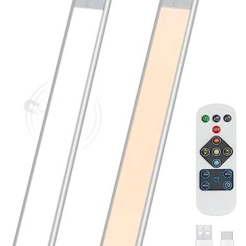 72 Led Under Cabinet Lights,11.8inch 3 Colors Motion Sensor Light,...