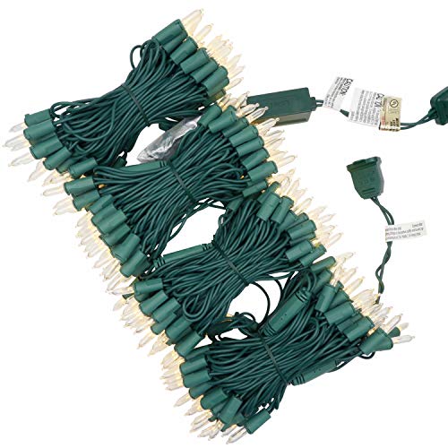 UL Certified Warm White LED Christmas String Lights, 66 Feet 200 L...