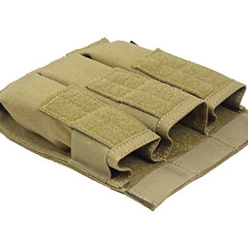 Yunshao Tactical Triple Mag Pouch TAN