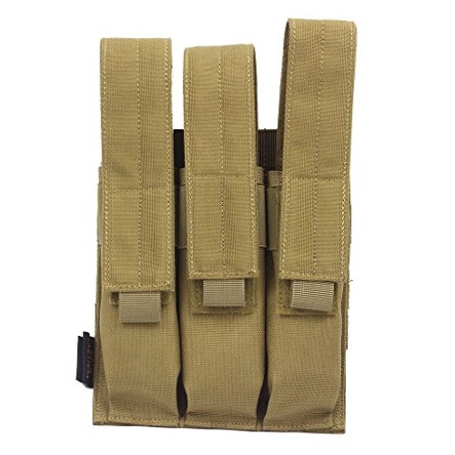 Yunshao Tactical Triple Mag Pouch TAN